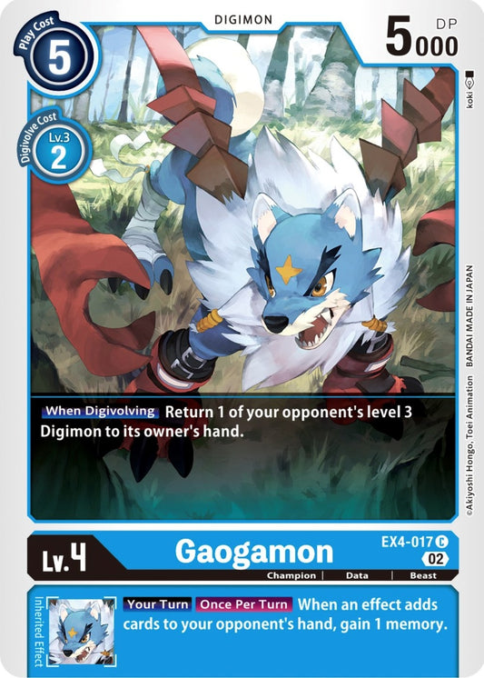 Image for Gaogamon - Digimon Card Game