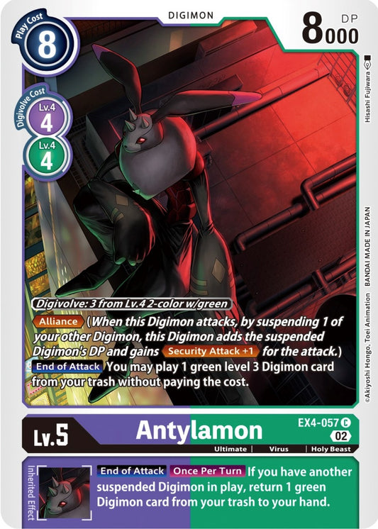 Image for Antylamon - EX4-057 - Digimon Card Game