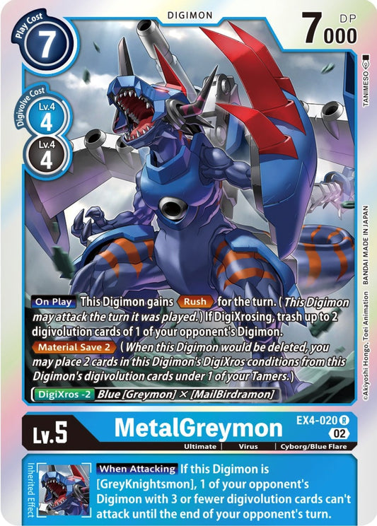Image for MetalGreymon - EX4-020 - Digimon Card Game
