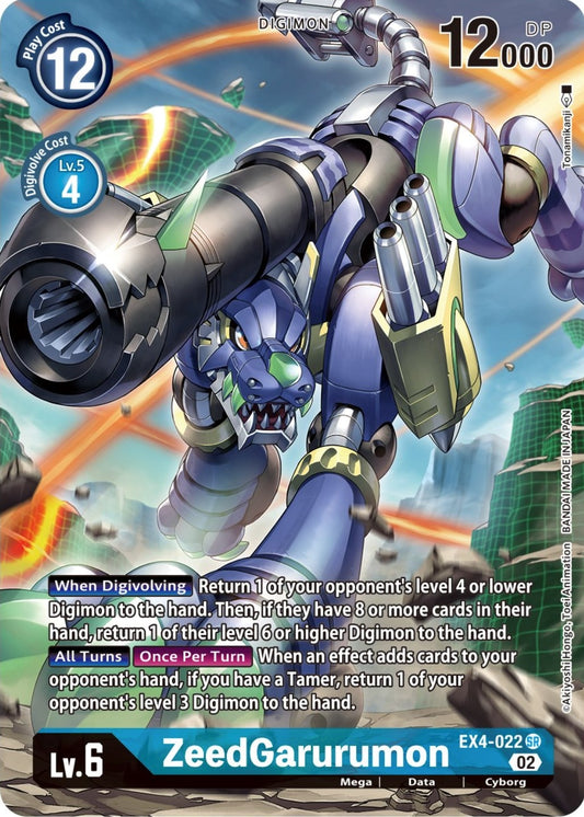 Image for ZeedGarurumon (Alternate Art) - Digimon Card Game