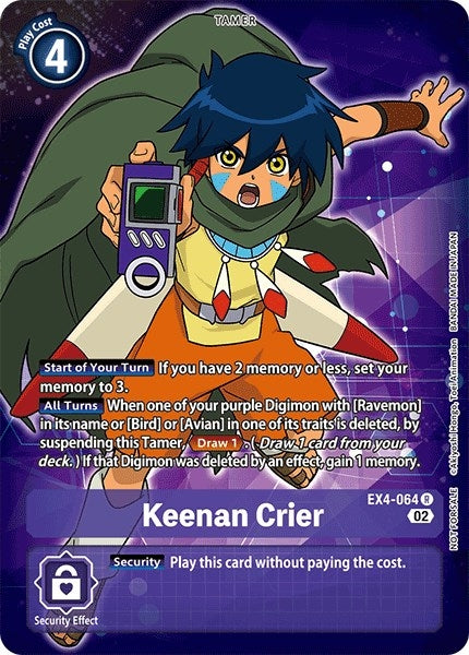 Image for Keenan Crier (Alternate Art) - Digimon Card Game