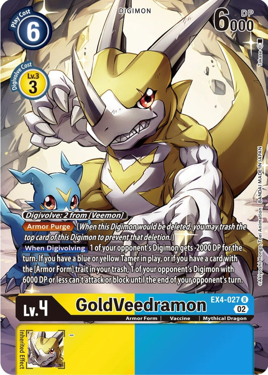 Image for GoldVeedramon (Alternate Art) - Digimon Card Game