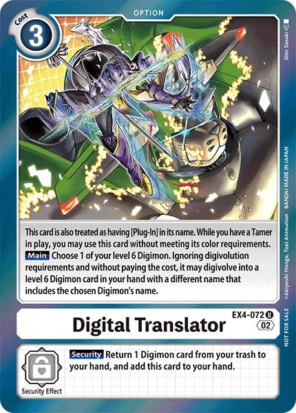 Image for Digital Translator (Box Topper) - Digimon Card Game