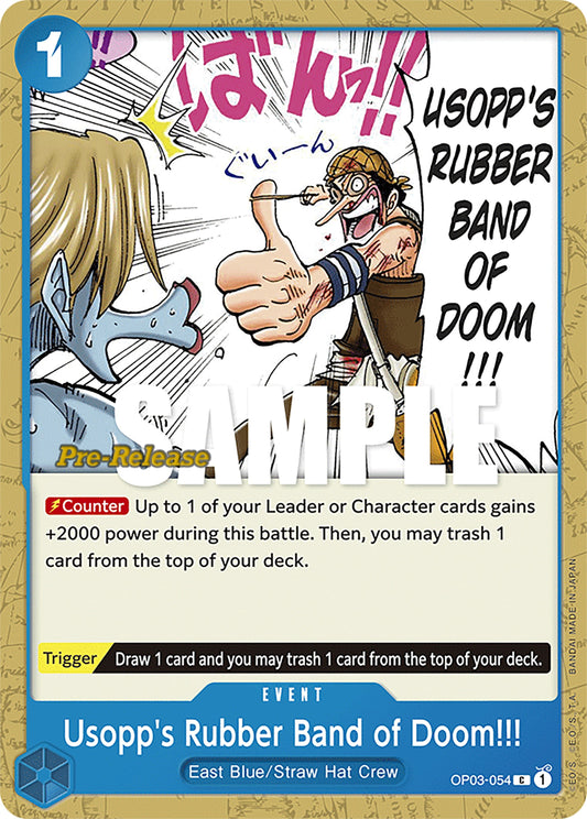 Image for Usopp's Rubber Band of Doom!!! - One Piece Card Game