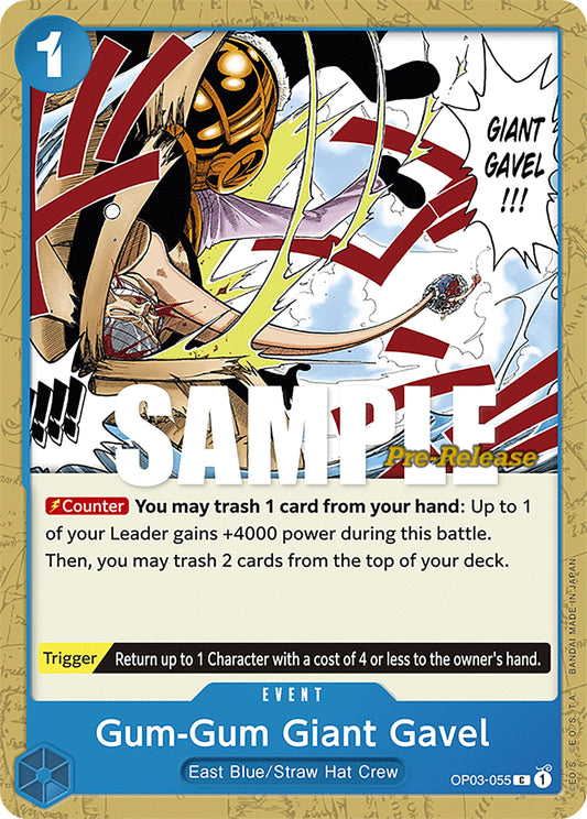 Image for Gum-Gum Giant Gavel - One Piece Card Game