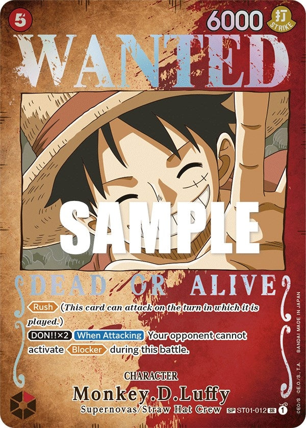 Image for Monkey.D.Luffy (Wanted Poster) - One Piece Card Game