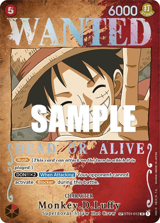Image for Monkey.D.Luffy (Wanted Poster) - One Piece Card Game