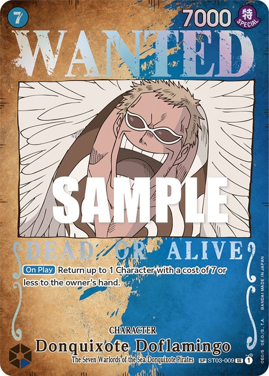 Image for Donquixote Doflamingo (Wanted Poster) - One Piece Card Game