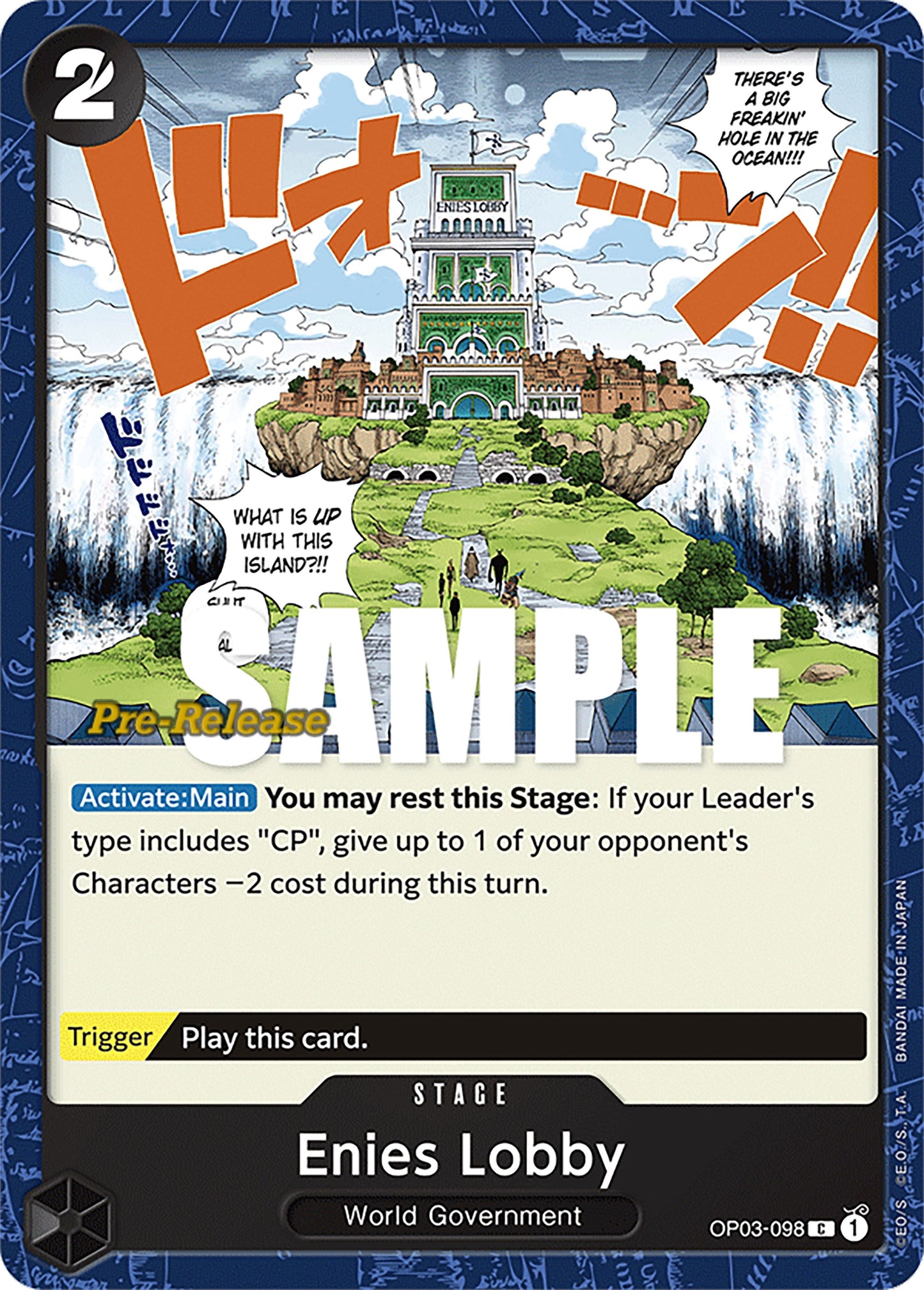 Image for Enies Lobby - One Piece Card Game