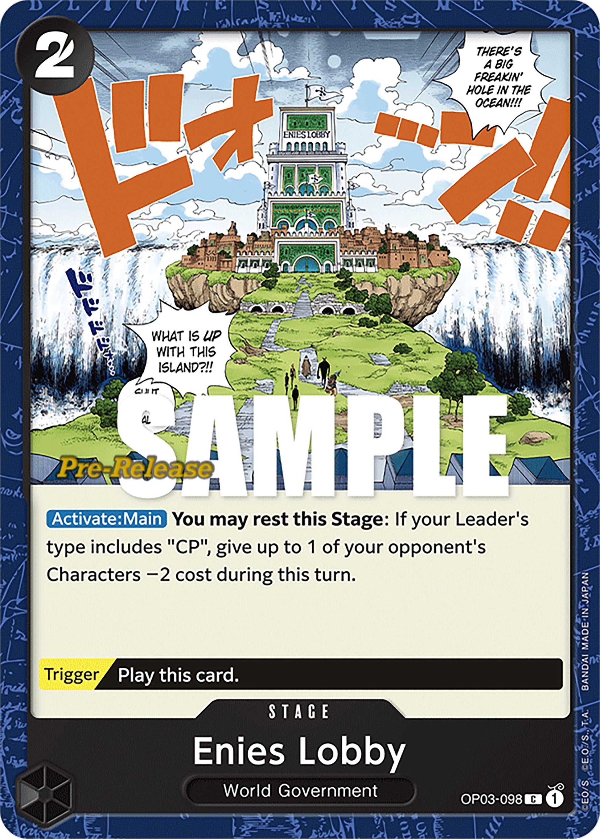 Image for Enies Lobby - One Piece Card Game