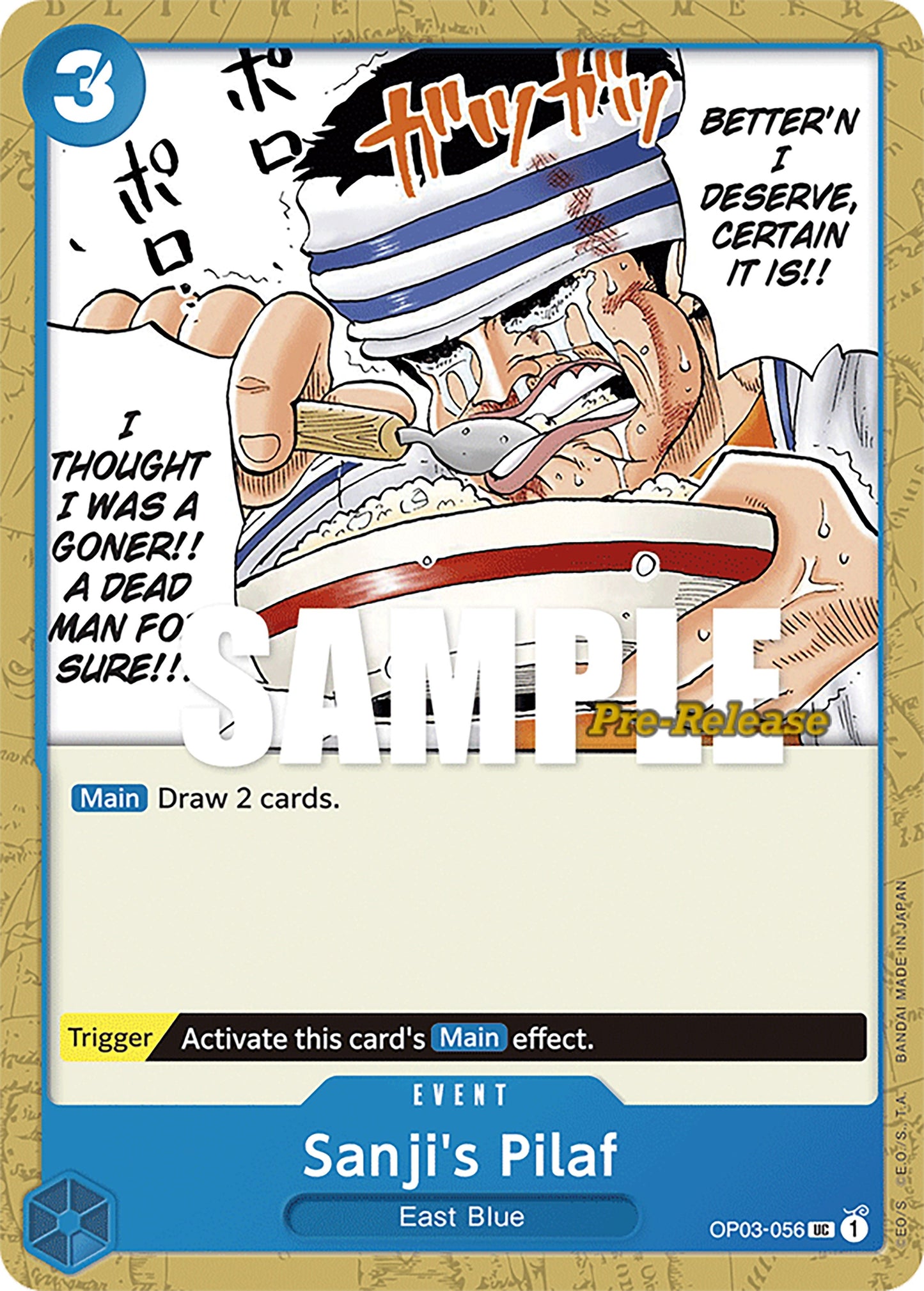 Image for Sanji's Pilaf - One Piece Card Game