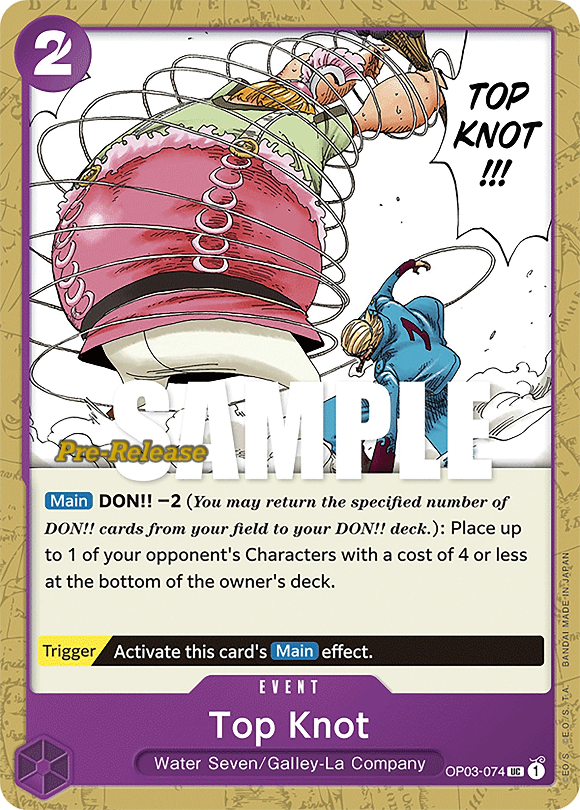 Image for Top Knot - One Piece Card Game