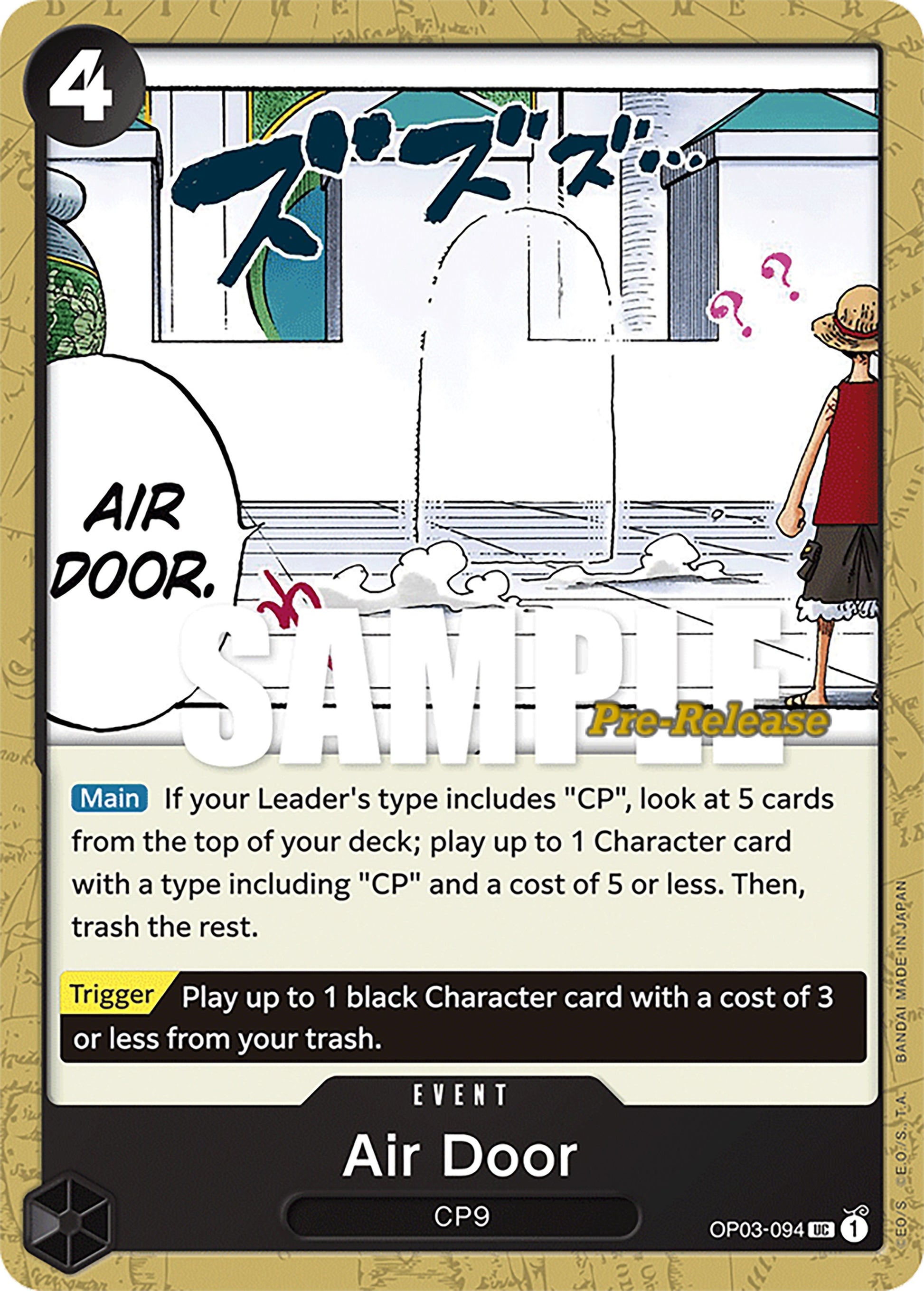 Image for Air Door - One Piece Card Game