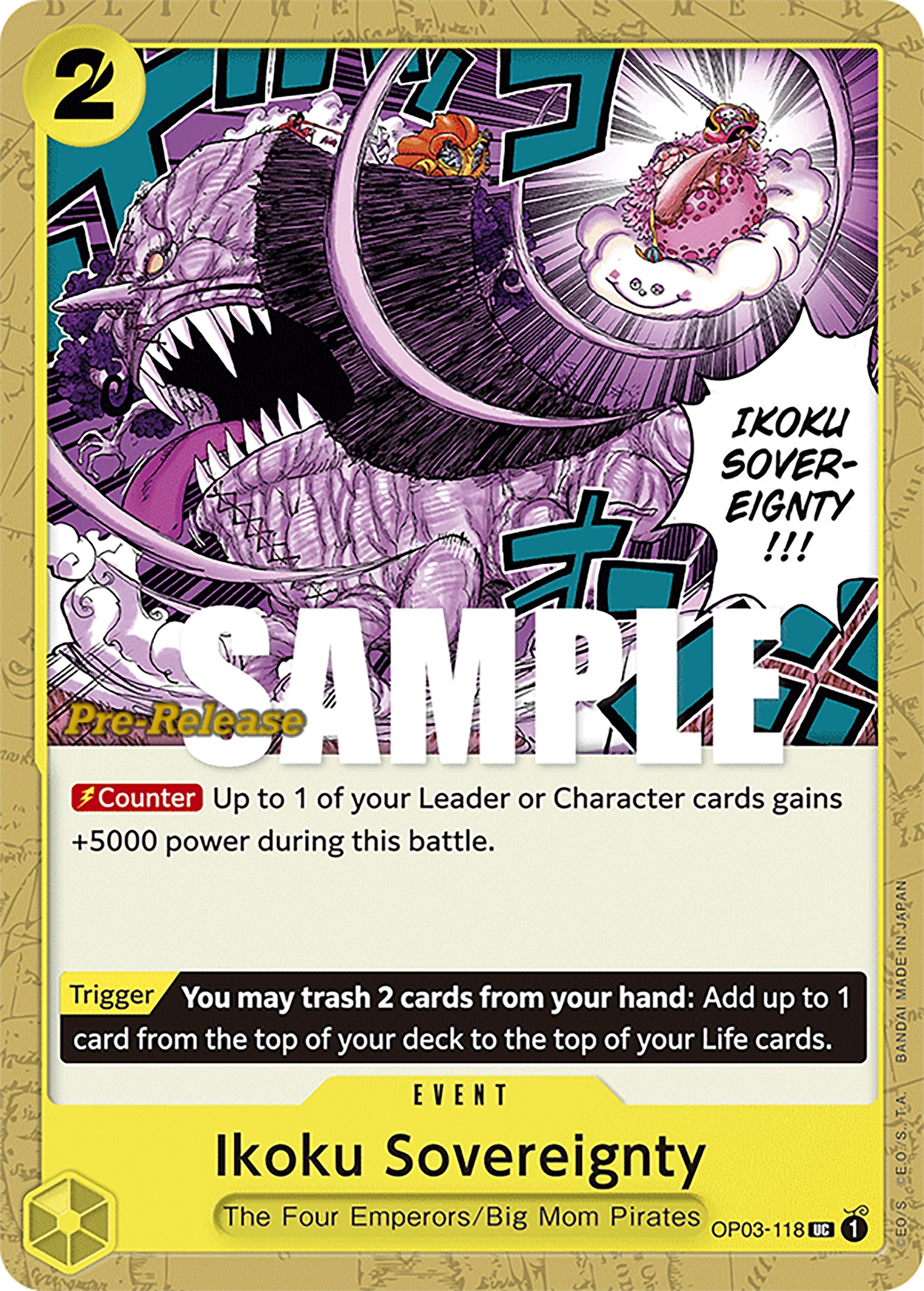 Image for Ikoku Sovereignty - One Piece Card Game
