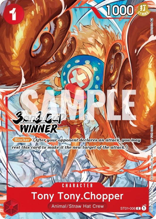 Image for Tony Tony.Chopper (3-on-3 Cup) [Winner] - One Piece Card Game