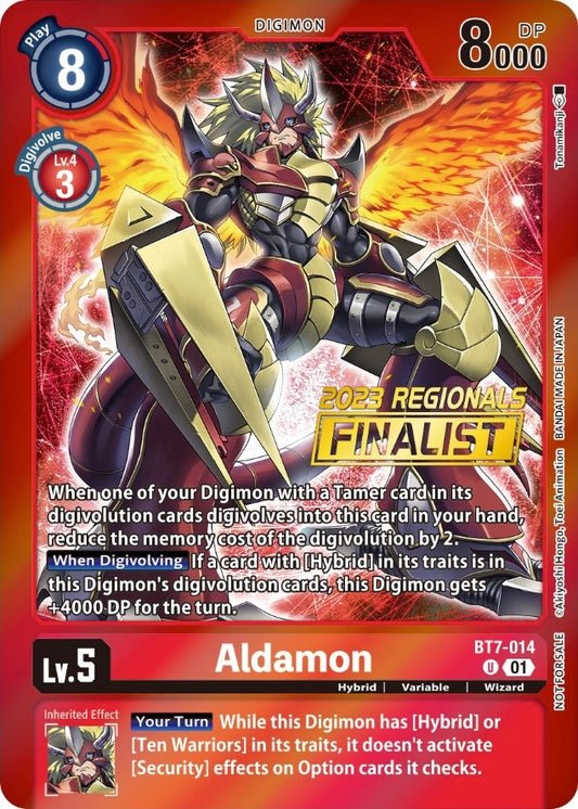 Image for Aldamon (2023 Regionals Finalist) - Digimon Card Game