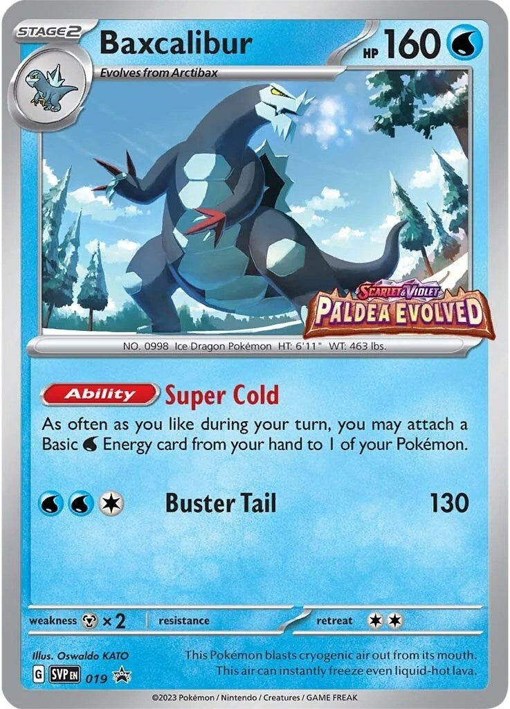 Image for Baxcalibur - 019 (Prerelease) - Pokemon