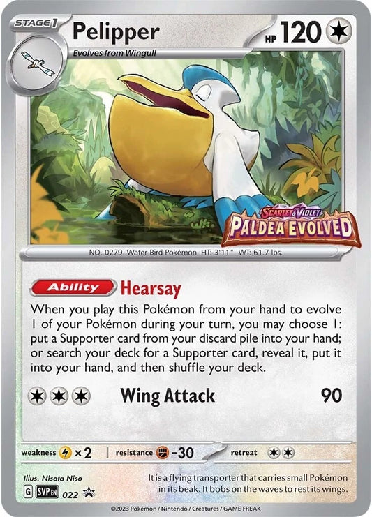 Image for Pelipper - 022 (Prerelease) - Pokemon