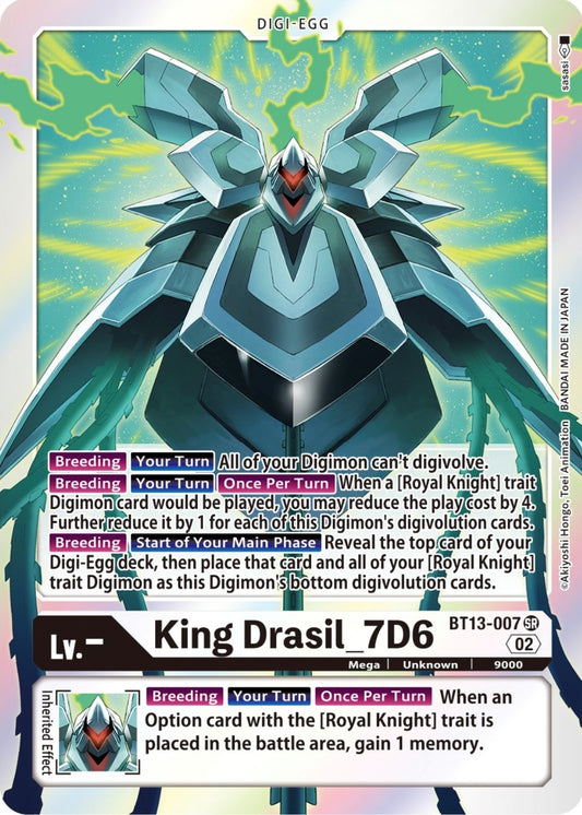 Image for King Drasil_7D6 - Digimon Card Game