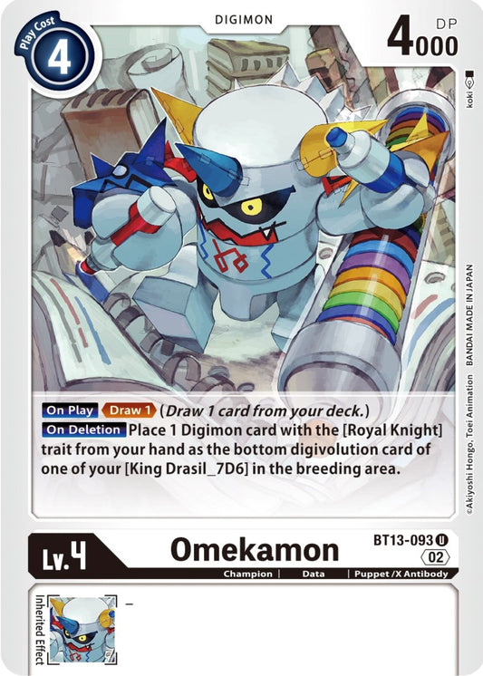 Image for Omekamon - Digimon Card Game