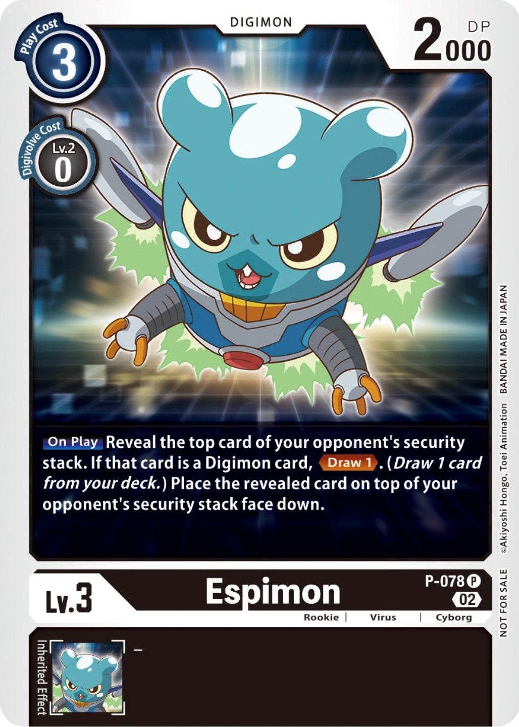 Image for Espimon - P-078 (Versus Royal Knight Booster Pre-Release) - Digimon Card Game