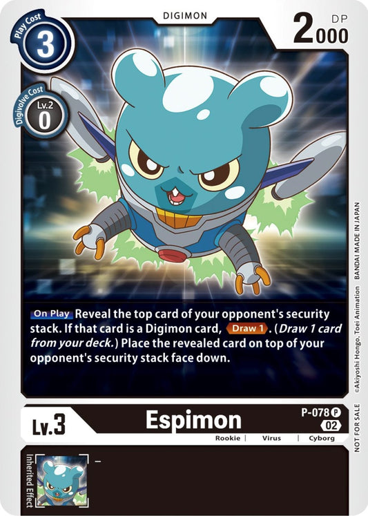 Image for Espimon - P-078 (Versus Royal Knight Booster Pre-Release) - Digimon Card Game