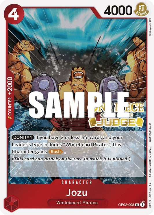 Image for Jozu (Judge) - One Piece Card Game