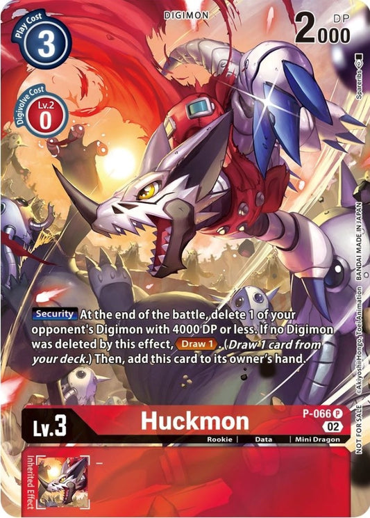 Image for Huckmon - P-066 (Official Tournament Pack Vol.10) - Digimon Card Game