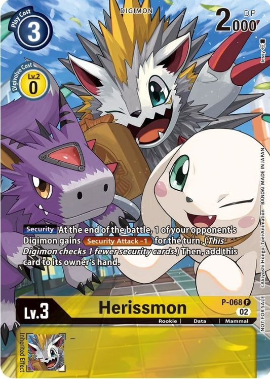 Image for Herissmon - P-068 (Official Tournament Pack Vol.10) - Digimon Card Game