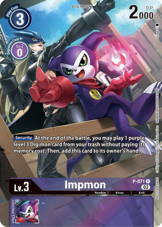 Image for Impmon - P-071 (Official Tournament Pack Vol.10) - Digimon Card Game
