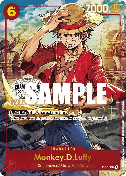 Image for Monkey.D.Luffy (Store Championship Trophy Card) - One Piece Card Game