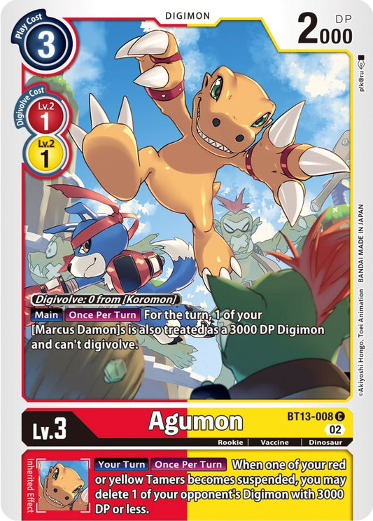 Image for Agumon - Digimon Card Game