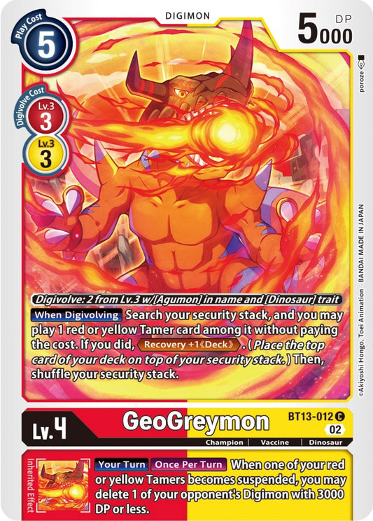 Image for Geogreymon - Digimon Card Game