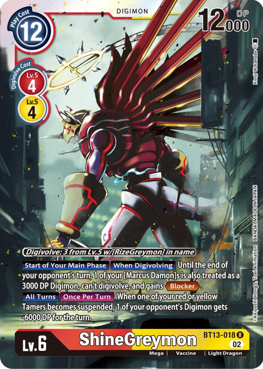 Image for ShineGreymon - Digimon Card Game