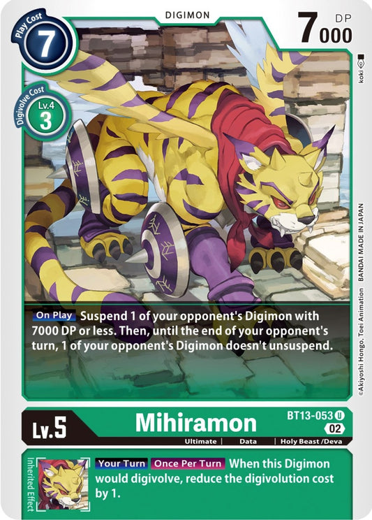 Image for Mihiramon - Digimon Card Game