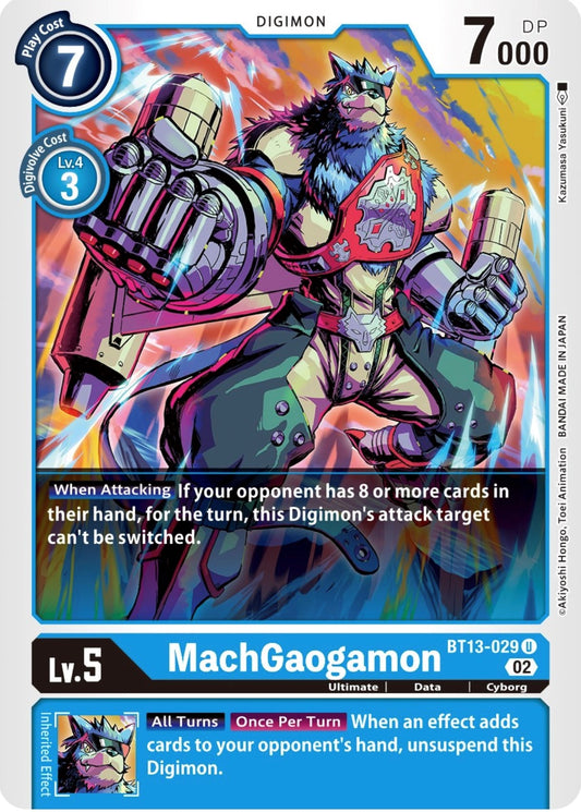 Image for MachGaogamon - Digimon Card Game