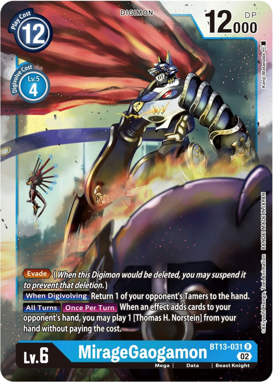 Image for MirageGaogamon - Digimon Card Game