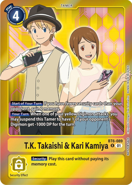 Image for T.K. Takaishi & Kari Kamiya (Event Pack 5) - Digimon Card Game