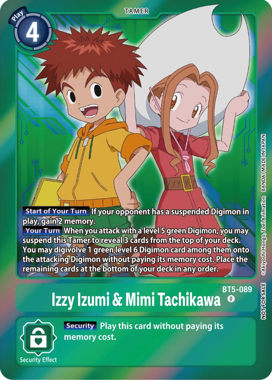 Image for Izzy Izumi & Mimi Tachikawa (Event Pack 5) - Digimon Card Game