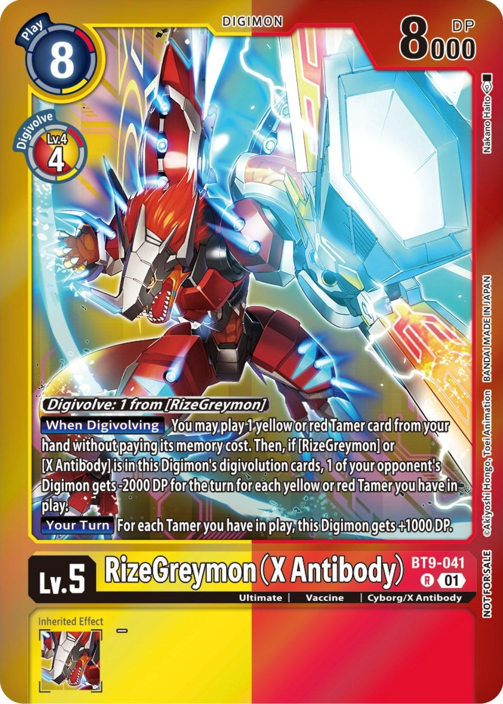 Image for RizeGreymon (X Antibody) (Event Pack 5) - Digimon Card Game