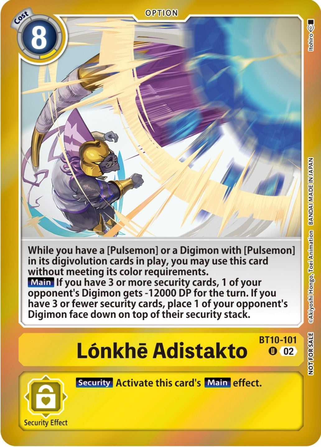 Image for Lonkhe Adistakto (Event Pack 5) - Digimon Card Game