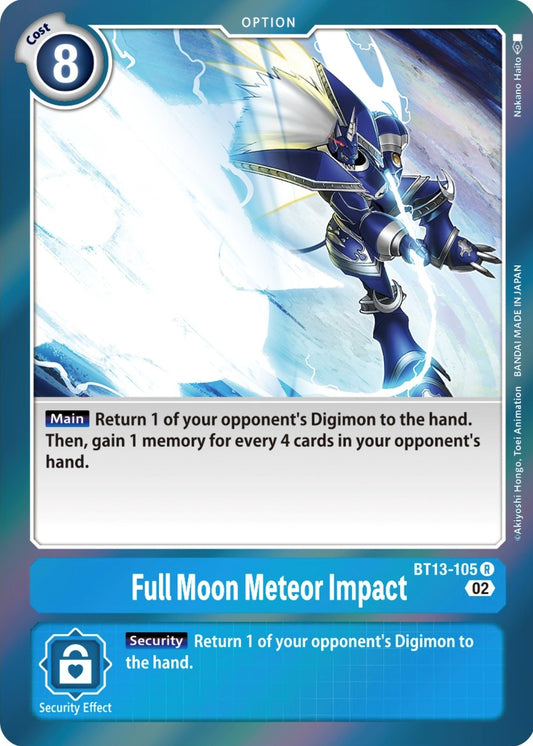 Image for Full Moon Meteor Impact - Digimon Card Game