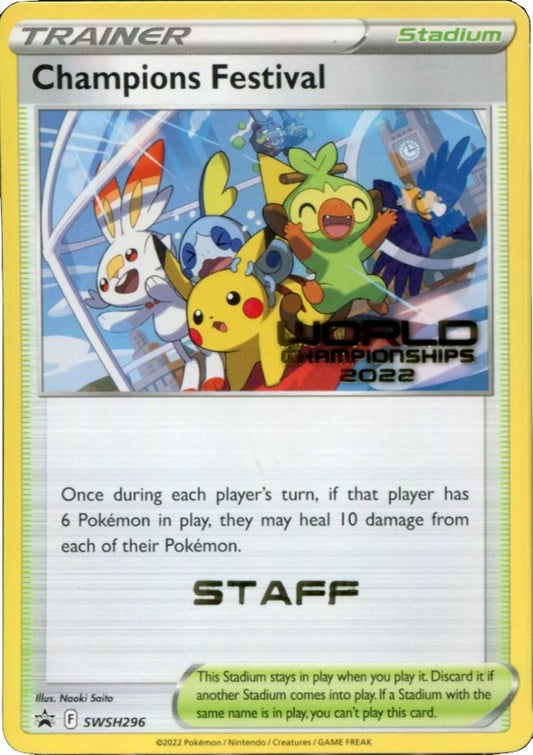 Image for Champions Festival - SWSH296 (World Championships 2022) [Staff] - Pokemon
