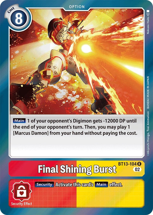 Image for Final Shining Burst - Digimon Card Game