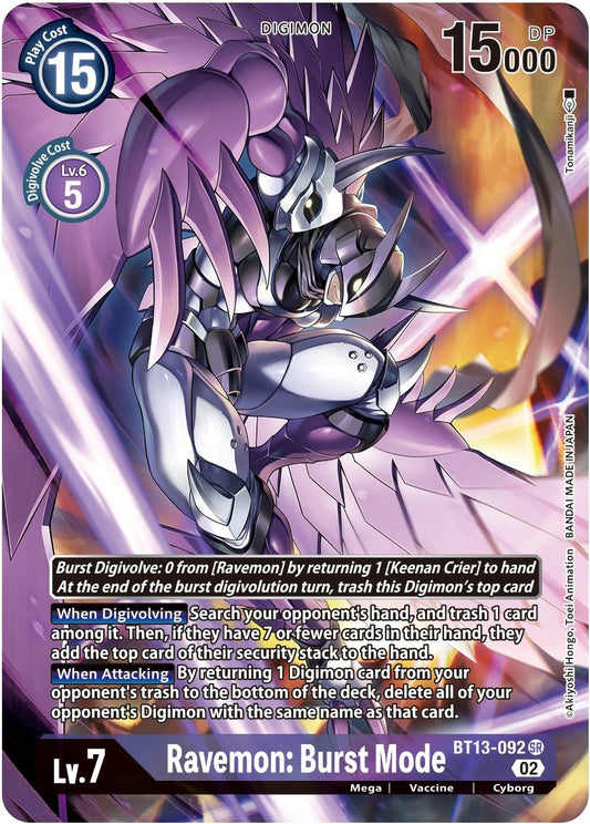 Image for Ravemon: Burst Mode (Alternate Art) - Digimon Card Game