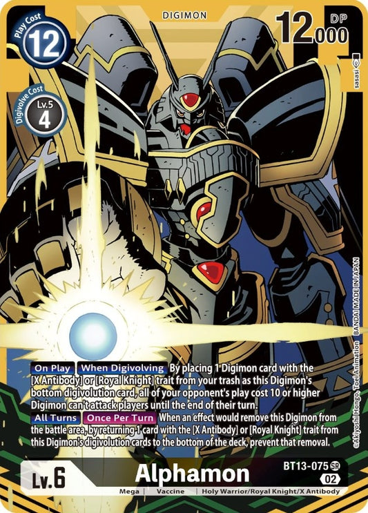 Image for Alphamon (Alternate Art) - Digimon Card Game
