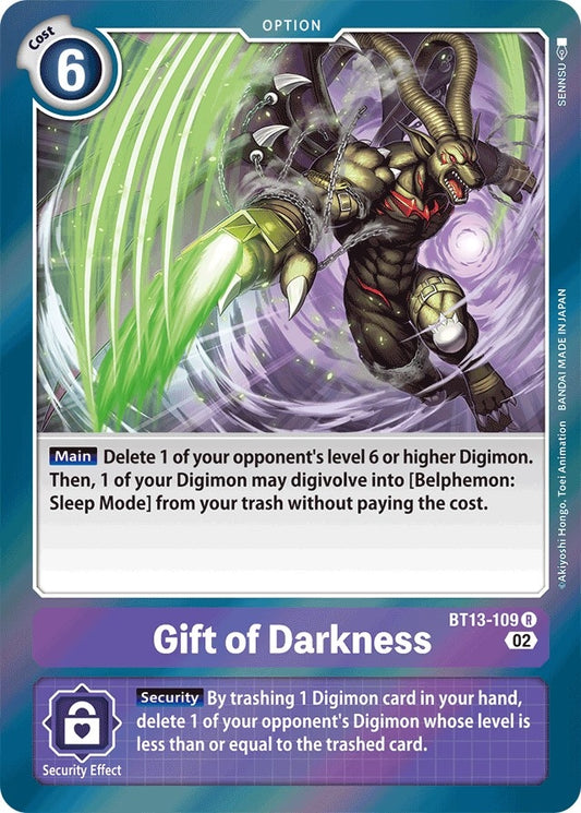 Image for Gift of Darkness - Digimon Card Game