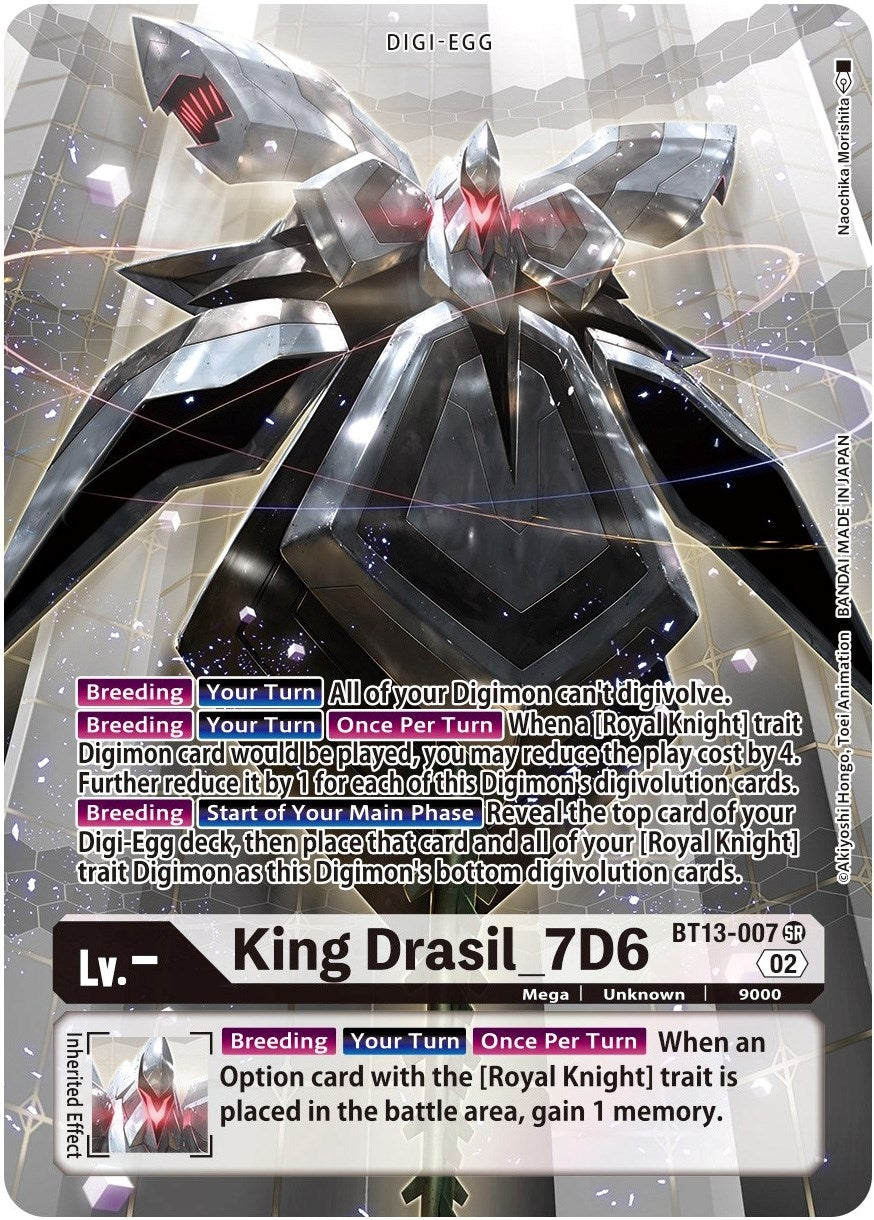 Image for King Drasil_7D6 (Alternate Art) - Digimon Card Game