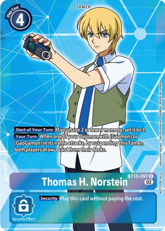 Image for Thomas H. Norstein (Box Topper) - Digimon Card Game