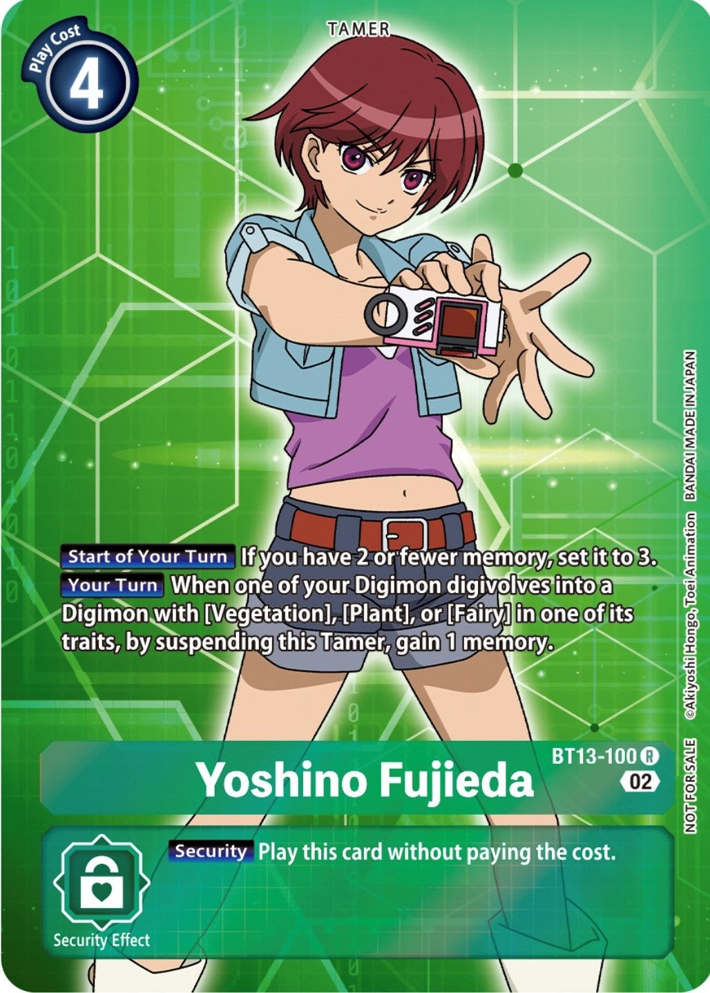 Image for Yoshino Fujieda (Box Topper) - Digimon Card Game
